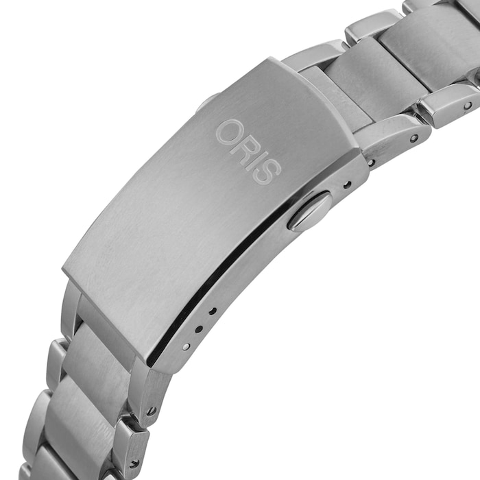 Pre-Owned Oris Aquis Titanium Date 01 733 7730 7153-07 8 24 15PEB