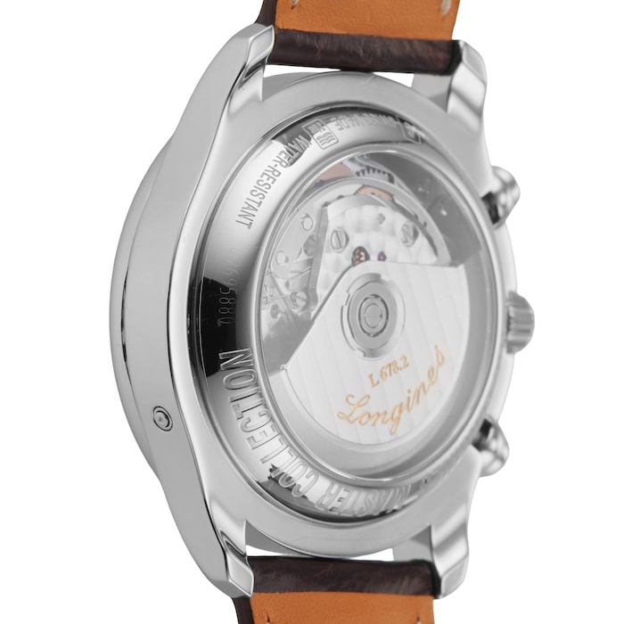 Pre-Owned Longines Master Collection Chrono Moonphase 40mm Stainless steel