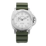 Pre-Owned Panerai Submersible QuarantaQuattro Bianco  PAM01226