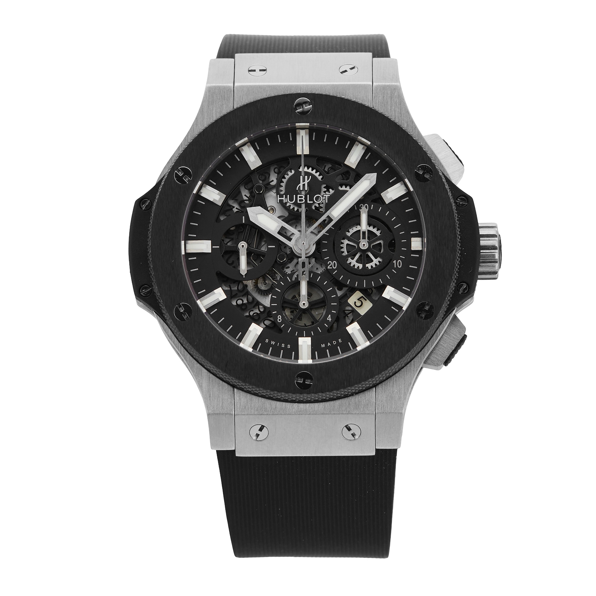 Pre-Owned Hublot Big Bang Aero Bang 44MM Stainless Steel