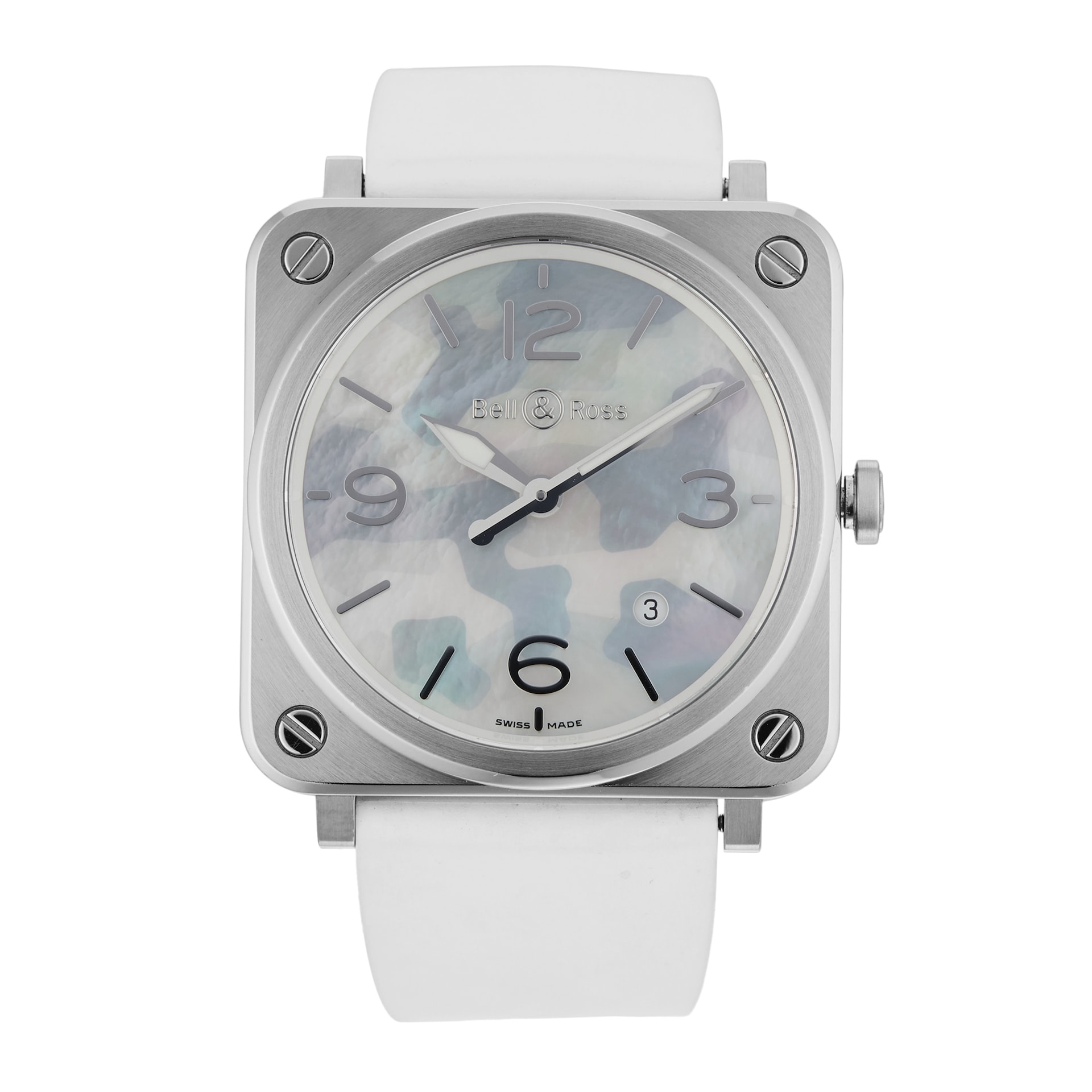 Pre-Owned Bell & Ross Camouflage 39mm Stainless Steel