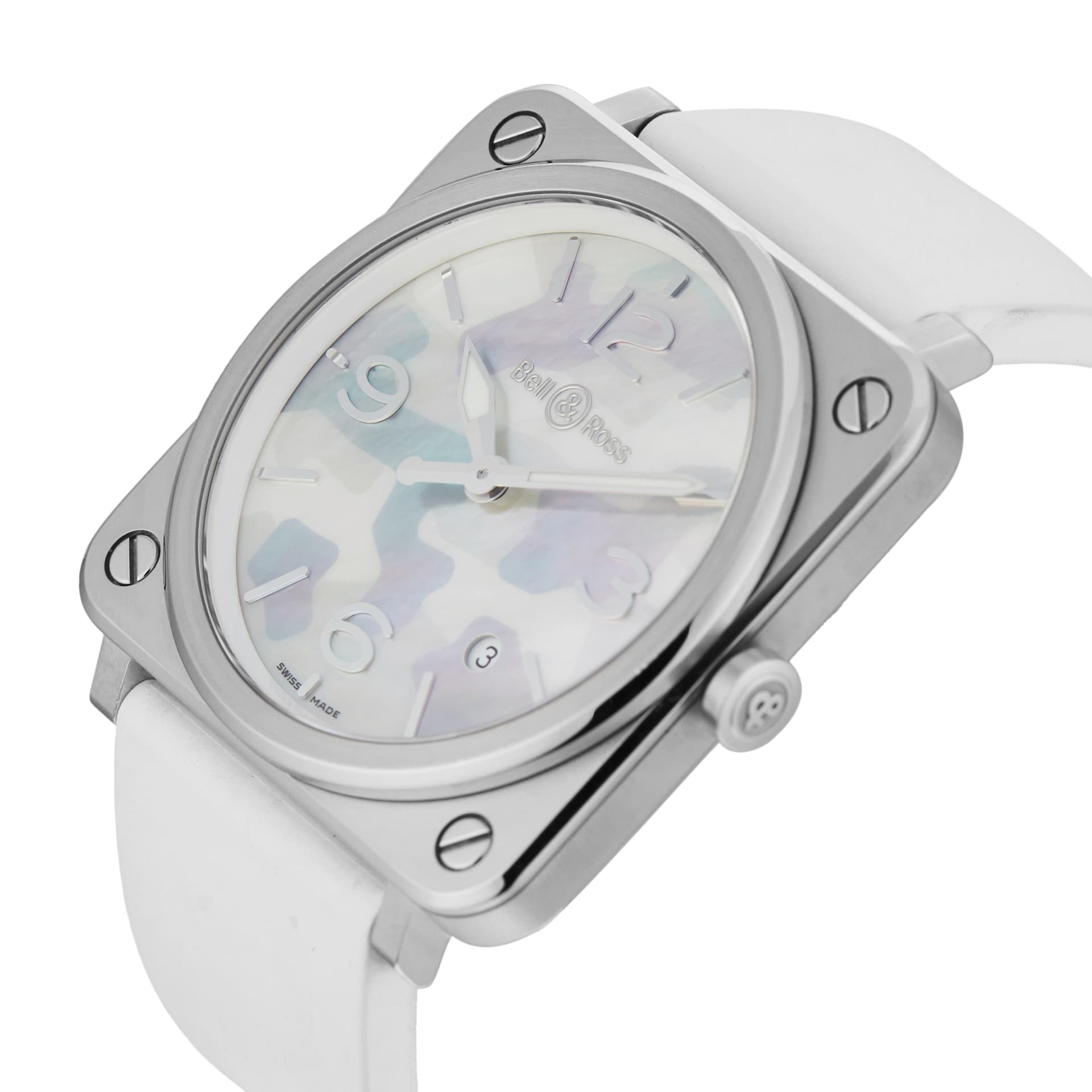 Pre-Owned Bell & Ross Camouflage 39mm Stainless Steel