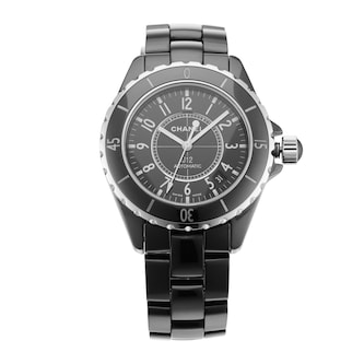 Pre-Owned Chanel J12 42mm Stainless Steel and Ceramic Pre-Owned Chanel J12 42mm Stainless Steel and Ceramic