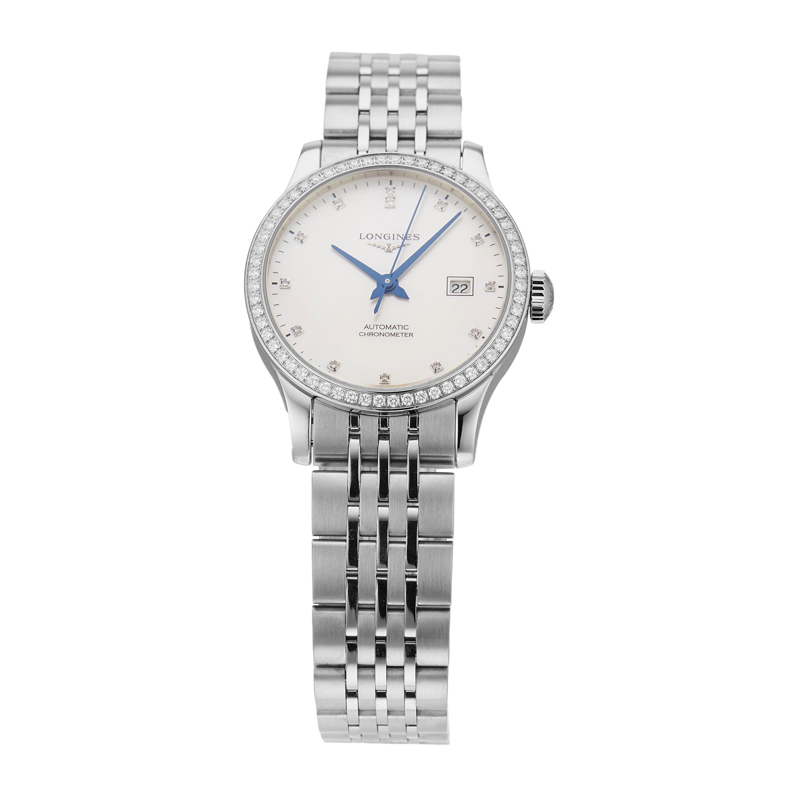 Pre-Owned Longines Record 30MM Stainless Steel