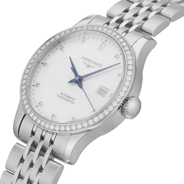 Pre-Owned Longines Record 30MM Stainless Steel