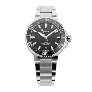 Pre-Owned Oris Aquis Date 01 733 7732 4134-07 8 21 05PEB