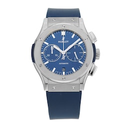 406001266490 - Classic Fusion Chronograph Titanium Blue 45MM