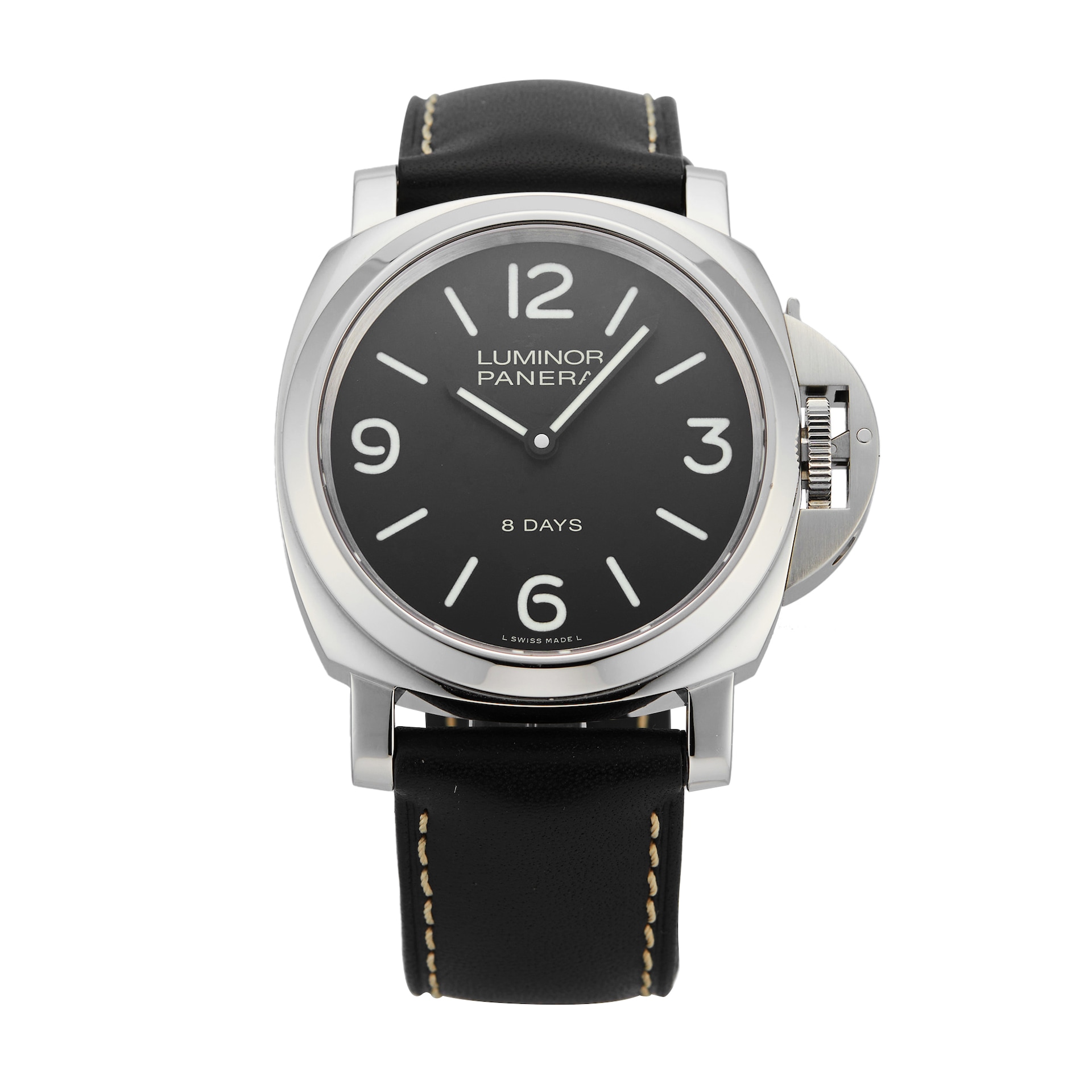 Pre-Owned Panerai Luminor Base 8 Days 44mm Stainless Steel PAM00560