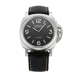 Pre-Owned Panerai Luminor Base 8 Days 44mm Stainless Steel PAM00560