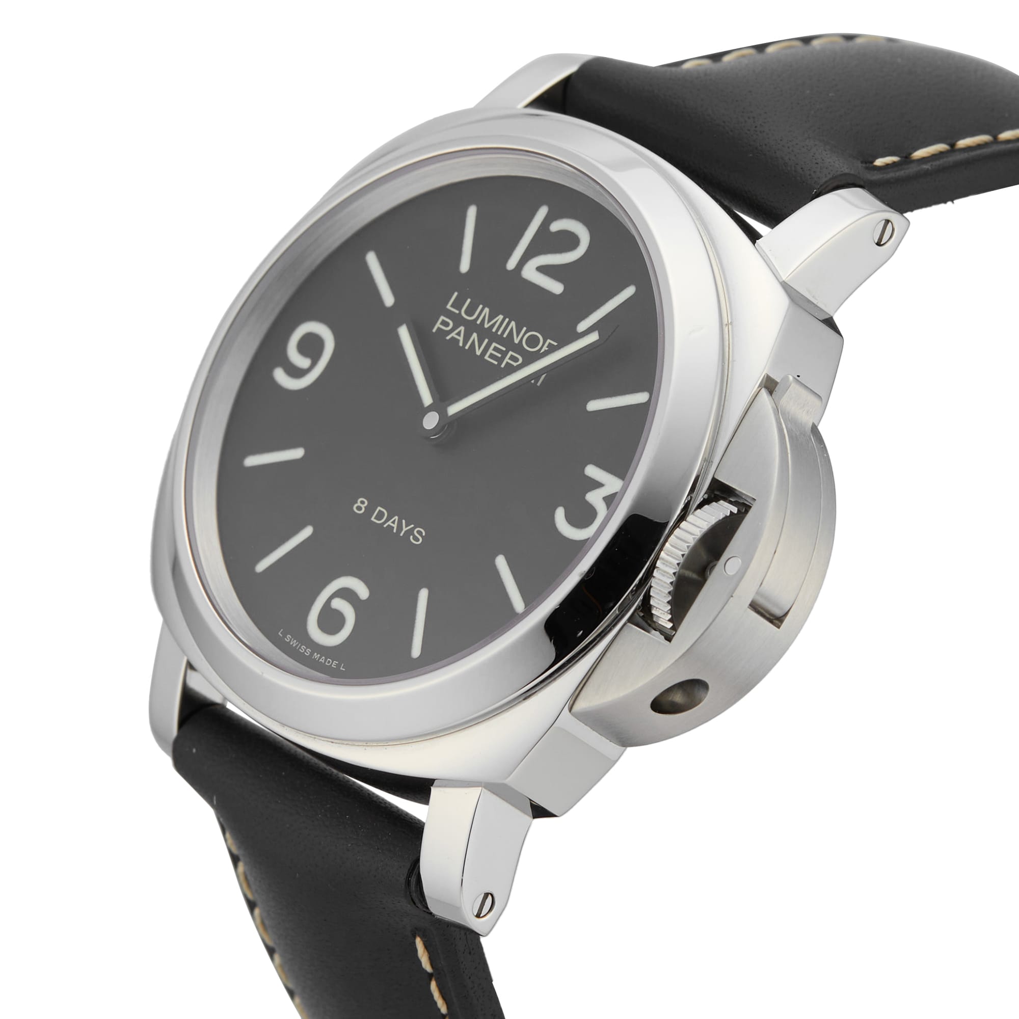 Pre-Owned Panerai Luminor Base 8 Days 44mm Stainless Steel PAM00560