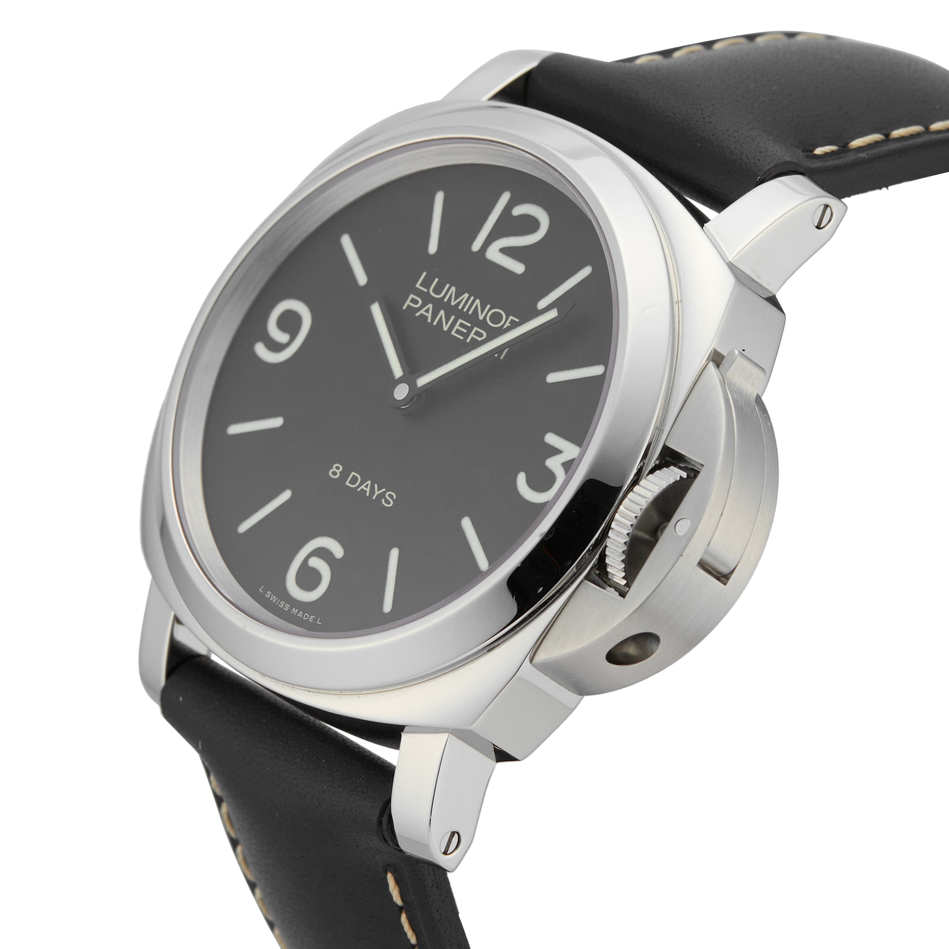 Pre-Owned Panerai Luminor Base 8 Days 44mm Stainless Steel PAM00560