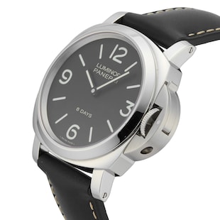 Pre-Owned Panerai Luminor Base 8 Days 44mm Stainless Steel PAM00560