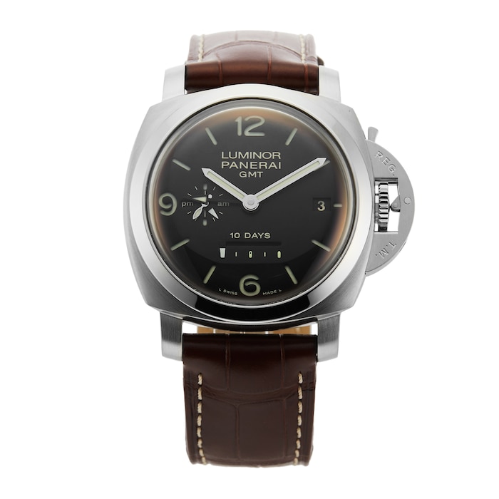 Pre-Owned Panerai Luminor 1950 10 Days GMT 44MM Stainless Steel PAM00270