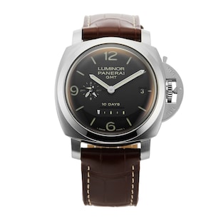 Pre-Owned Panerai Luminor 1950 10 Days GMT 44MM Stainless Steel PAM00270