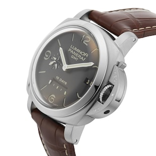 Pre-Owned Panerai Luminor 1950 10 Days GMT 44MM Stainless Steel PAM00270