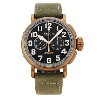 Pre-Owned Zenith Pilot Type 20 Chronograph Extra Special 45MM, Bronze  29.2430.4069/21.C800
