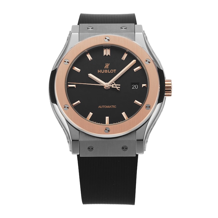 Pre-Owned Hublot Classic Fusion Titanium King Gold 42MM Titanium 542.NO.1181.RX