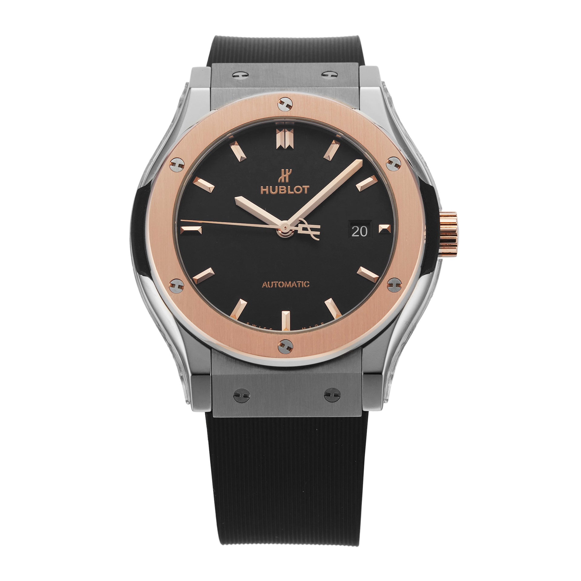 Pre-Owned Hublot Classic Fusion Titanium King Gold 42MM Titanium 542.NO.1181.RX