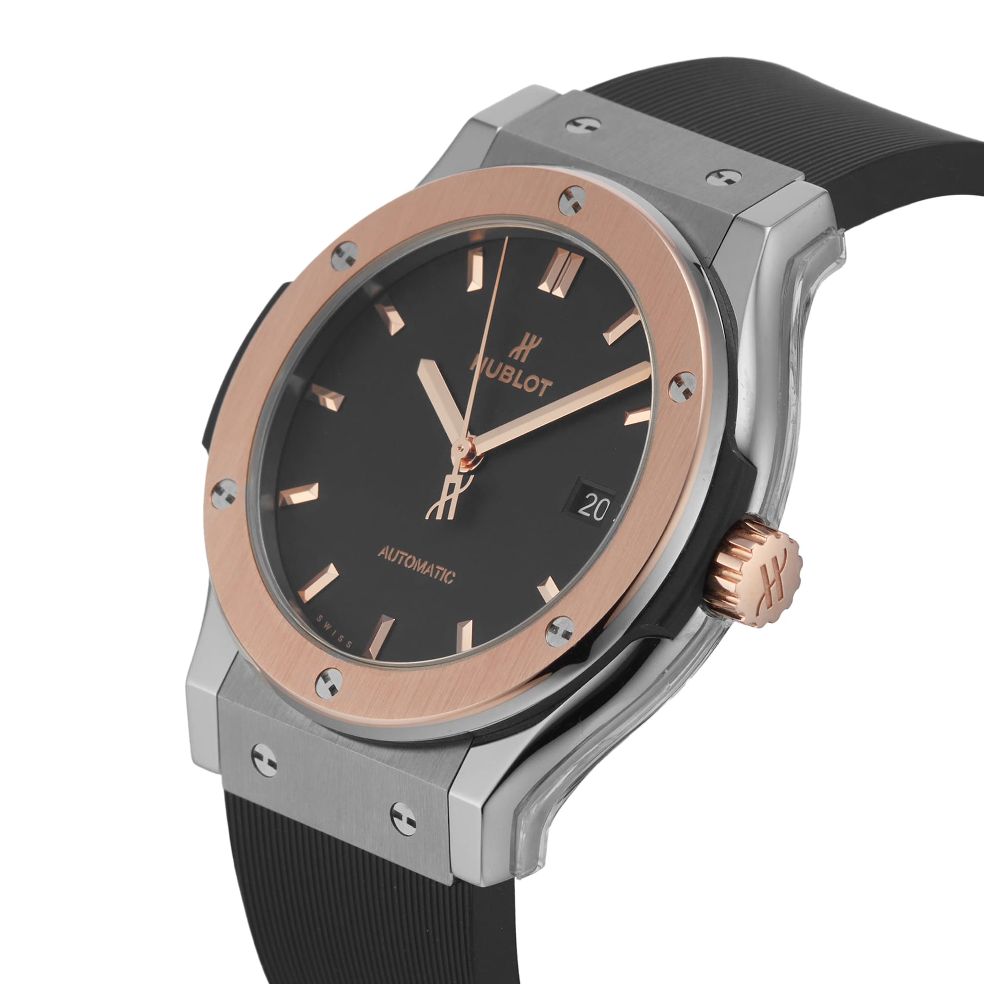 Pre-Owned Hublot Classic Fusion Titanium King Gold 42MM Titanium 542.NO.1181.RX