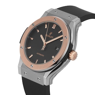 Pre-Owned Hublot Classic Fusion Titanium King Gold 42MM Titanium 542.NO.1181.RX