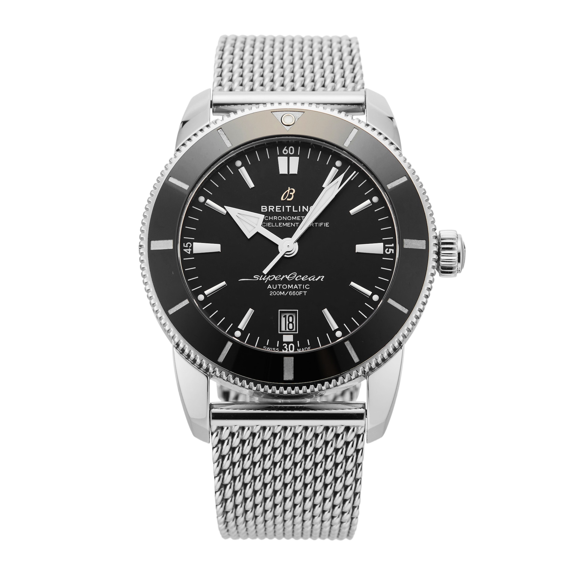 Pre-Owned Breitling Superocean Heritage B20 Automatic 46mm Stainless Steel AB2020121B1A1