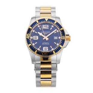 Pre-Owned Longines Hydroconquest 41mm Stainless Steel and Yellow Gold