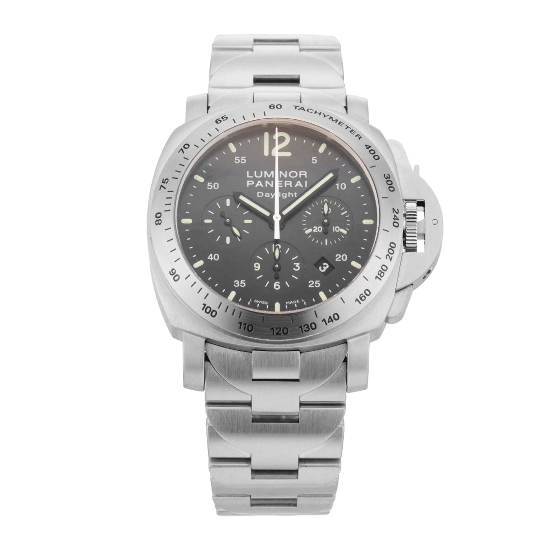 Pre-Owned Panerai Chrono Daylight 44mm Stainless Steel