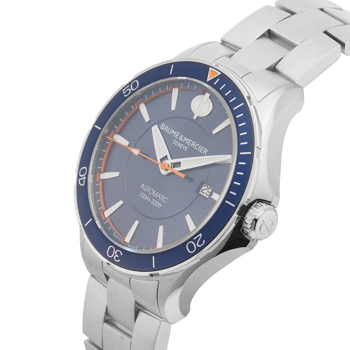Pre-Owned Baume & Mercier Clifton Club 10378 39.05MM Stainless Steel BMM0A10378