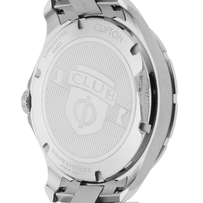 Pre-Owned Baume & Mercier Clifton Club 10378 39.05MM Stainless Steel BMM0A10378
