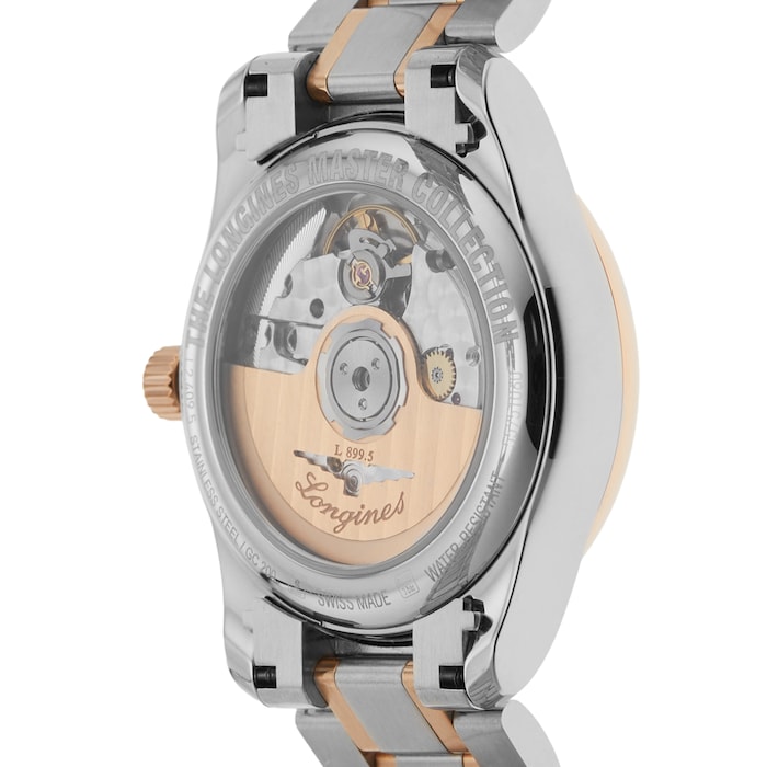 Pre-Owned Longines Master Collection Moonphase 34MM Stainless Steel and Rose Gold L24095897