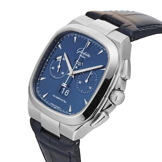 Pre-Owned Glashütte Original Seventies Chronograph Panorama Date 40mm Stainless Steel