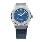 Pre-Owned Hublot Classic Fusion Titanium Blue 42mm