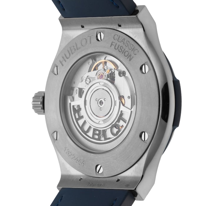 Pre-Owned Hublot Classic Fusion Titanium Blue 42mm