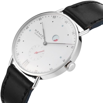 Pre-Owned NOMOS Glashutte Metro Date Power Reserve 37MM Stainless Steel Pre-Owned NOMOS Glashutte Metro Date Power Reserve 37MM Stainless Steel