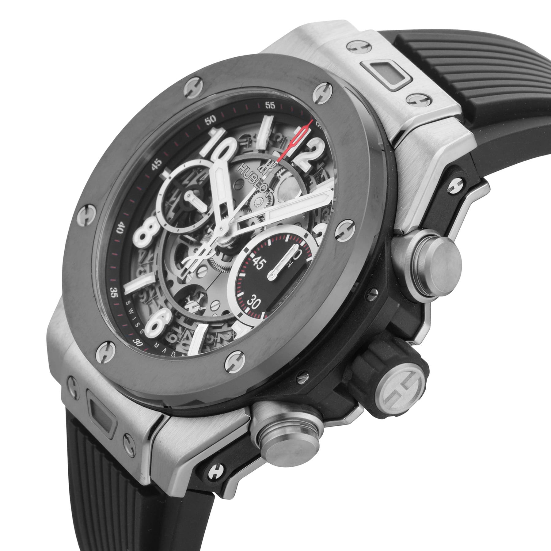 Pre-Owned Hublot Big Bang Unico Chronograph 42mm Titanium Pre-Owned Hublot Big Bang Unico Chronograph 42mm Titanium