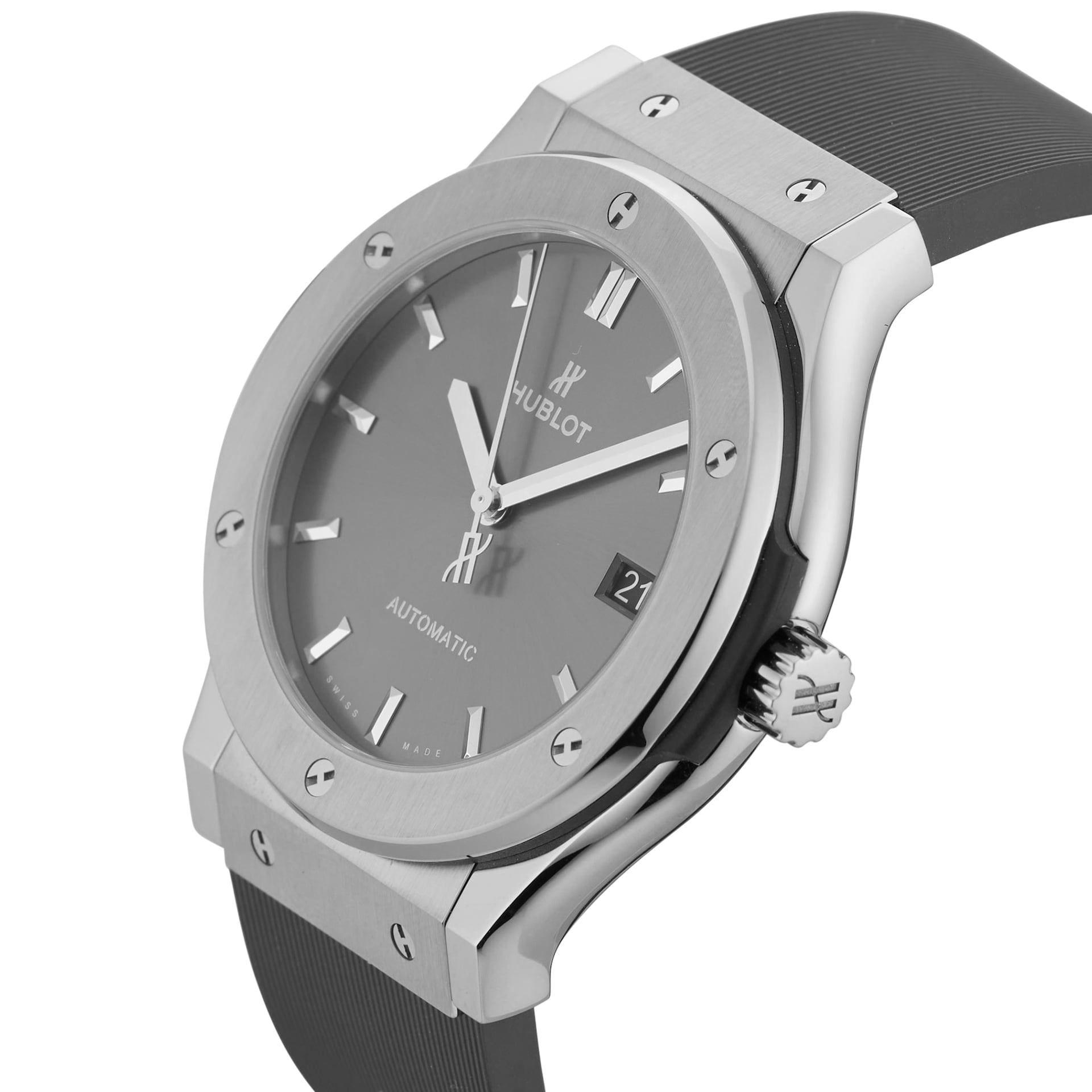 Pre-Owned Hublot Classic Fusion Racing Grey 45MM Titanium 511.NX.7071.RX