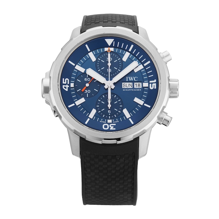 Pre-Owned IWC Aquatimer Chronograph Edition "Expedition Jacques-Yves Cousteau" 44mm Stainless Steel