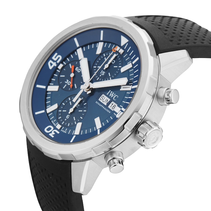 Pre-Owned IWC Aquatimer Chronograph Edition "Expedition Jacques-Yves Cousteau" 44mm Stainless Steel