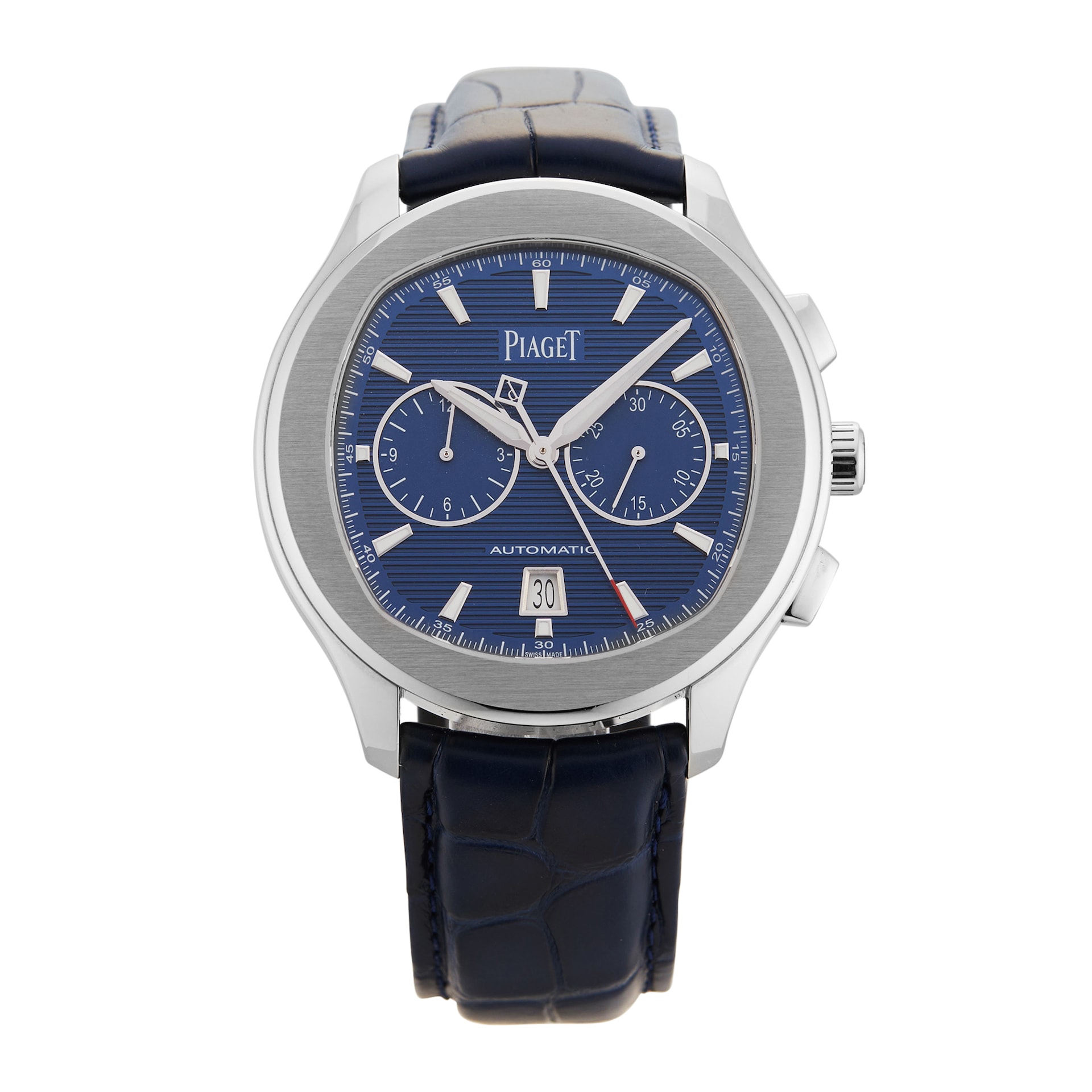 Pre-Owned Piaget Polo Chronograph Watch 42mm Stainless Steel G0A43002