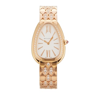 Pre-Owned Bulgari Serpenti Seduttori Watch 33mm Rose Gold 103275