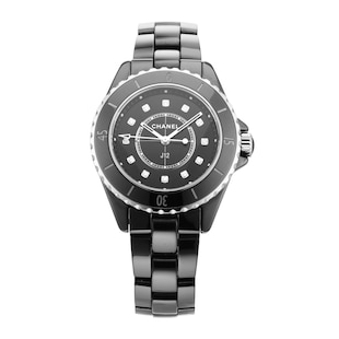 Pre-Owned Chanel Chanel J12 Quartz 33mm Stainless Steel and Ceramic