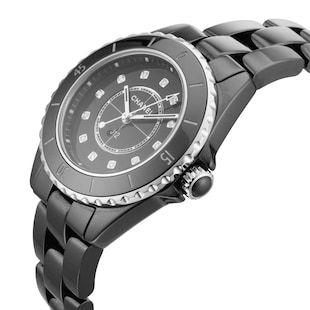 Pre-Owned Chanel Chanel J12 Quartz 33mm Stainless Steel and Ceramic