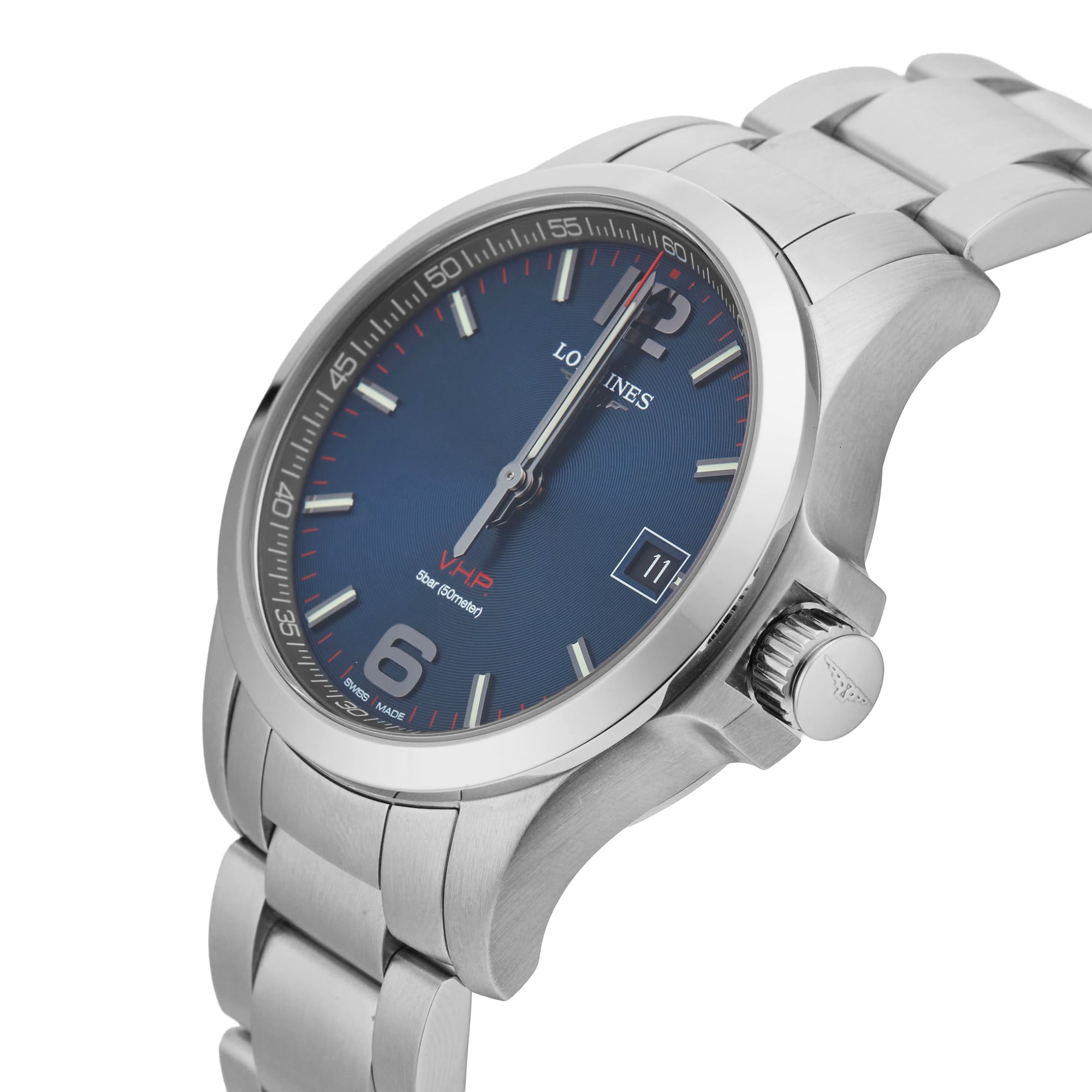 Pre-Owned Longines Conquest 41mm Stainless Steel Pre-Owned Longines Conquest 41mm Stainless Steel