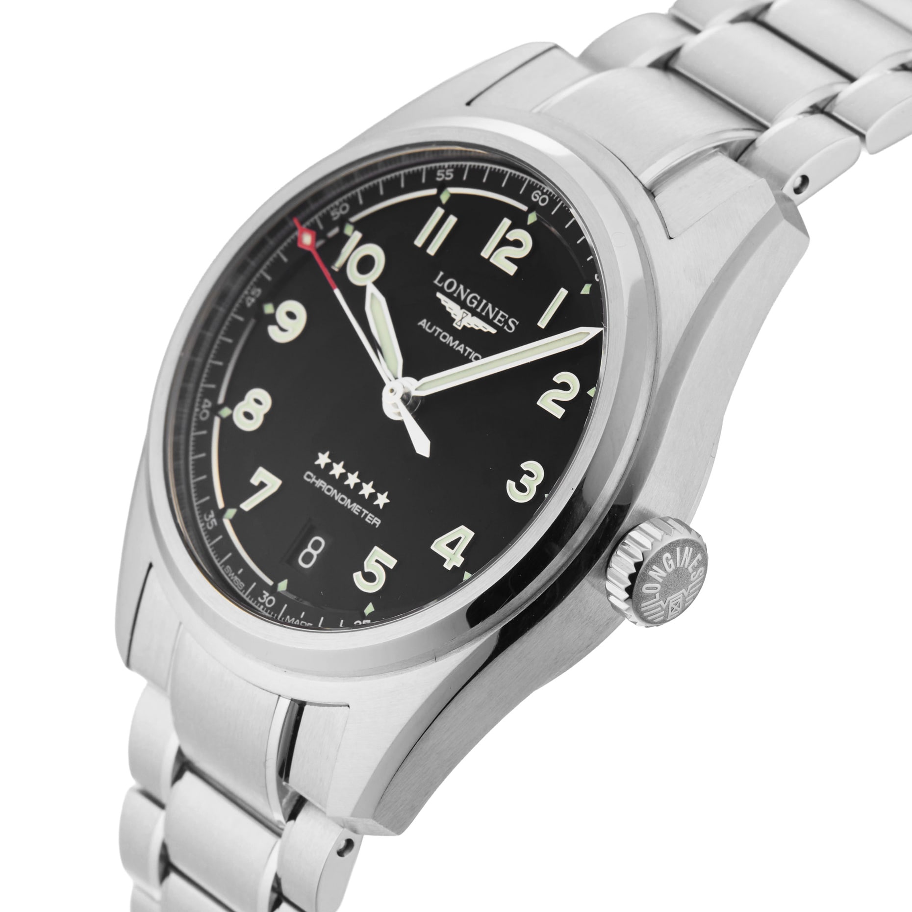 Pre-Owned Longines Spirit 37mm Stainless Steel L34104536