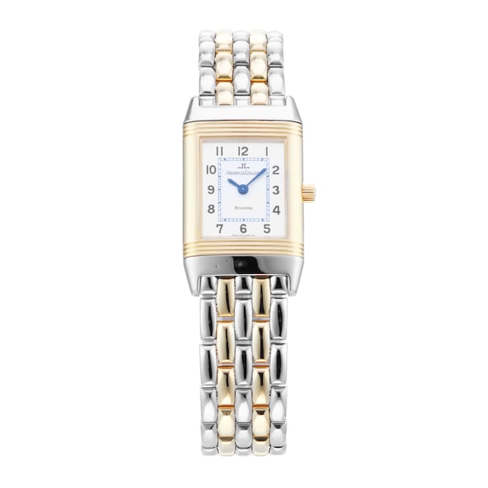 Pre-Owned Jaeger-LeCoultre Reverso Lady 20mm Stainless Steel and Yellow Gold