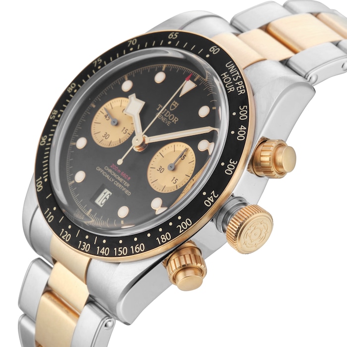 Pre-Owned Tudor Black Bay Chrono S&G 41mm Stainless Steel and Yellow Gold