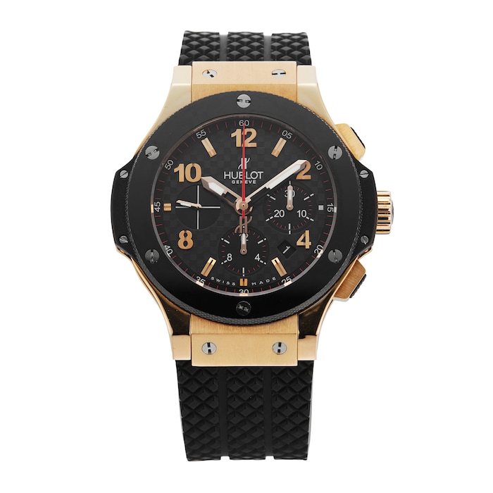 Pre-Owned Hublot Big Bang Original Gold Ceramic 44MM Rose Gold and Titanium