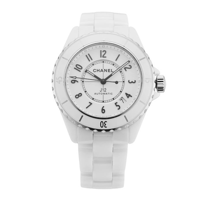 Pre-Owned Chanel J12 38mm Stainless Steel and Ceramic