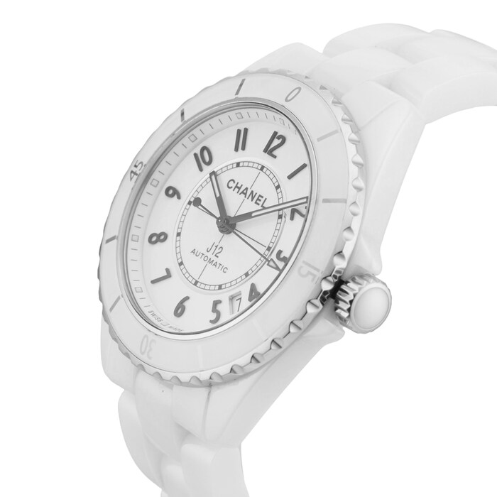 Pre-Owned Chanel J12 38mm Stainless Steel and Ceramic