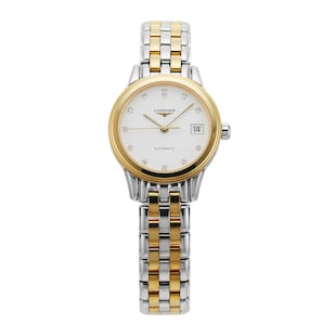 Pre-Owned Longines Flagship 26mm Stainless Steel and Yellow Gold PVD